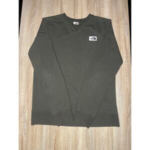 North Face Heritage Patch Military Green Large Long Sleeve Sweatshirt